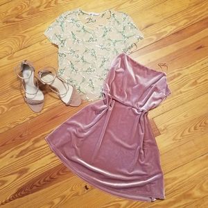 NWOT Sheer Floral Top